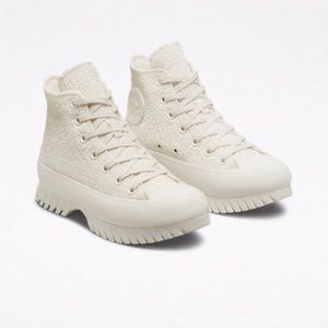 NWT UNISEX CONVERSE Chuck Taylor All Star Lugged 2.0 Jacquard color IVORY